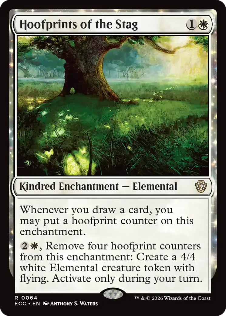 Empreintes de sabot du cerf — Lorwyn Eclipsed Commander — Magic: The Gathering