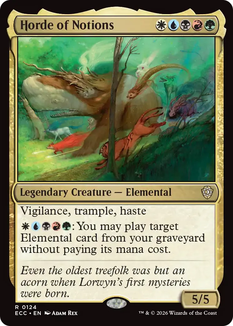 Horde of Notions — Lorwyn Eclipsed Commander — Magic: The Gathering