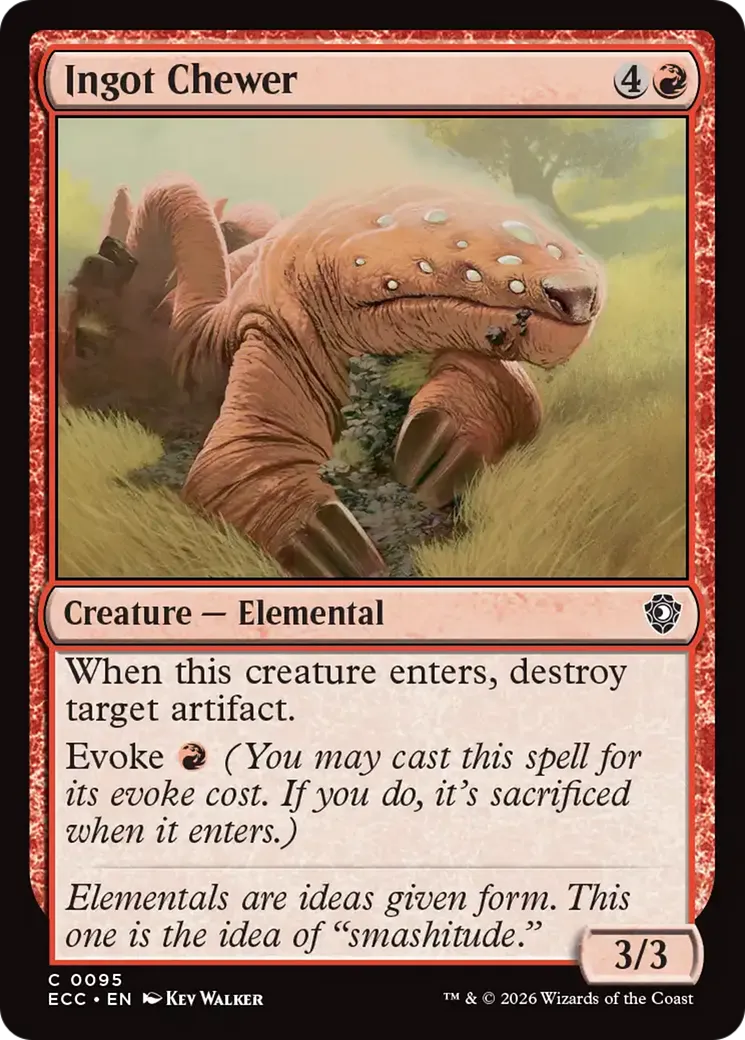 Mâcheur de lingot — Lorwyn Eclipsed Commander — Magic: The Gathering