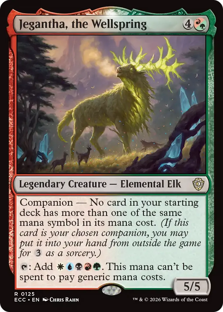 Jegantha, the Wellspring — Lorwyn Eclipsed Commander — Magic: The Gathering