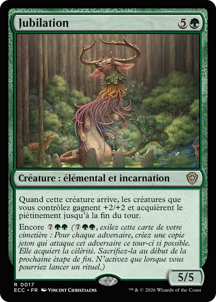 Jubilation — Lorwyn Eclipsed Commander — Magic: The Gathering