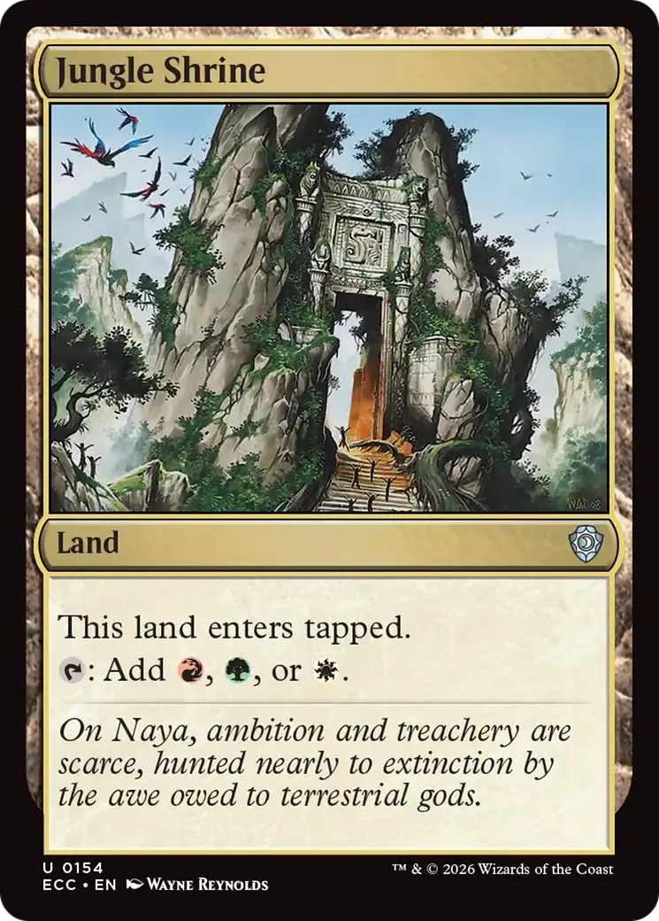 Reliquaire de la jungle — Lorwyn Eclipsed Commander — Magic: The Gathering