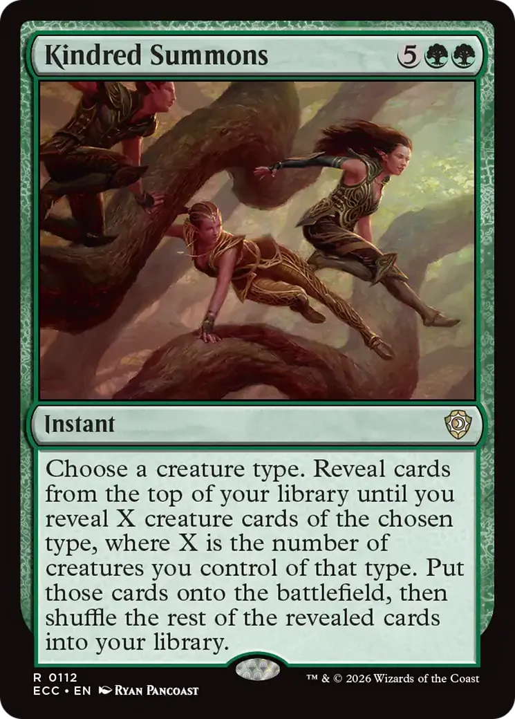 Kindred Summons — Lorwyn Eclipsed Commander — Magic: The Gathering