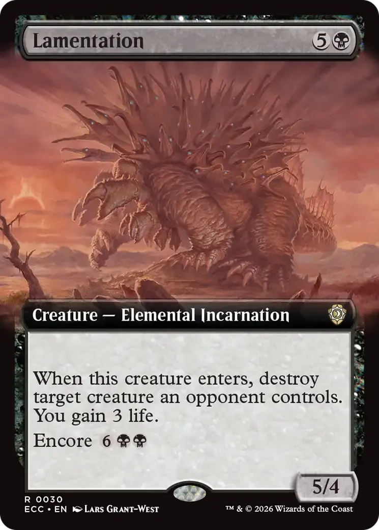 Lamentation — Lorwyn Eclipsed Commander — Magic: The Gathering