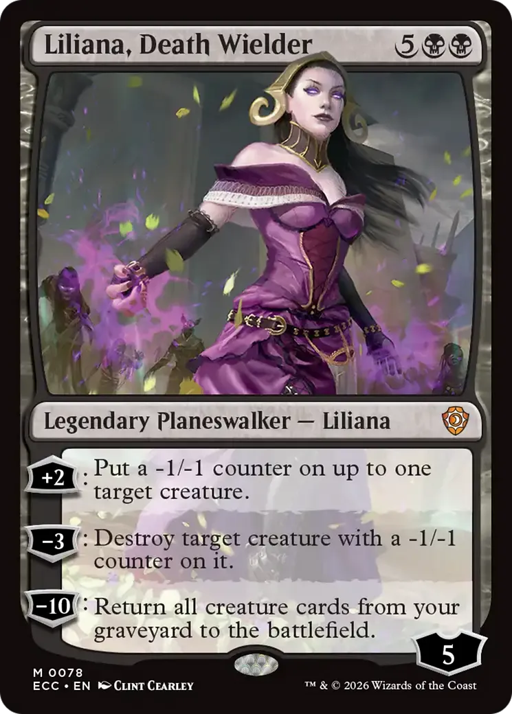 Liliana, porteuse de mort — Lorwyn Eclipsed Commander — Magic: The Gathering