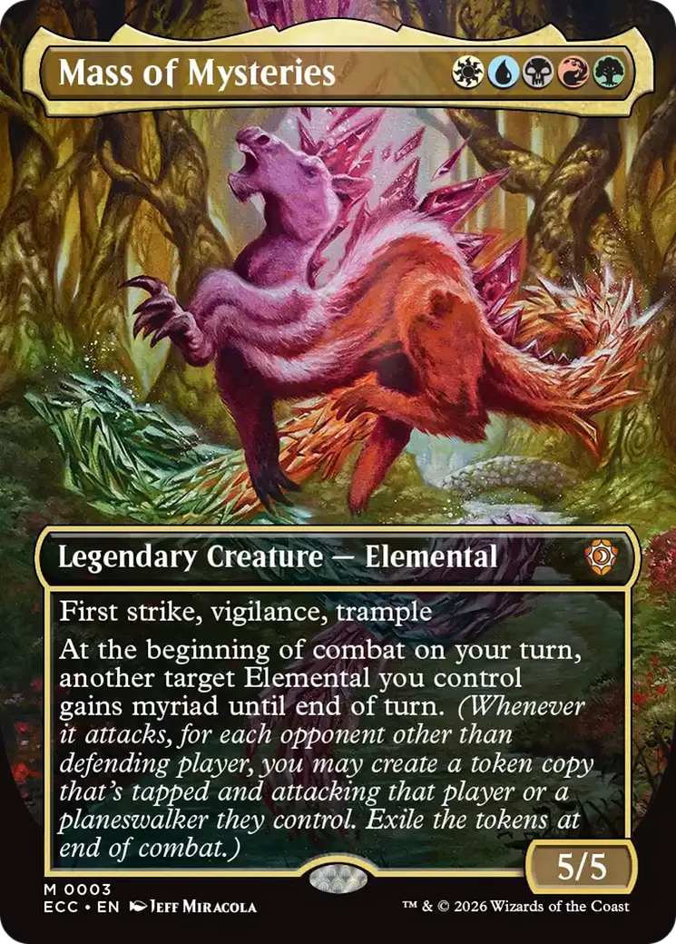 Mass of Mysteries — Lorwyn Eclipsed Commander — Magic: The Gathering