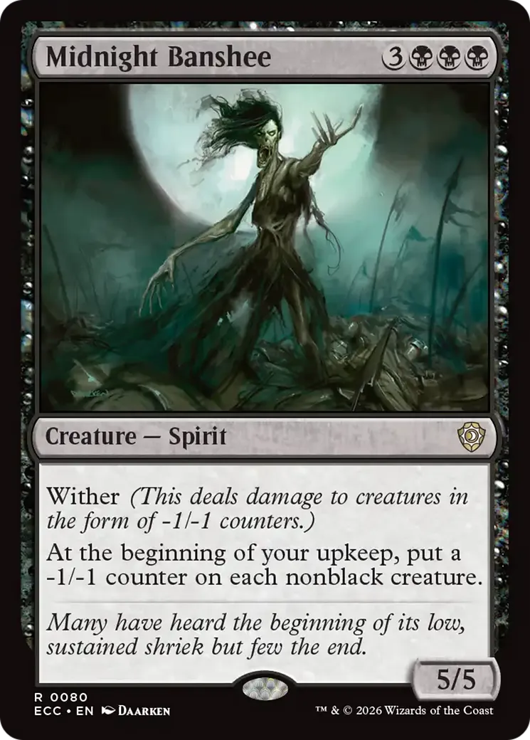 Banshee de minuit — Lorwyn Eclipsed Commander — Magic: The Gathering