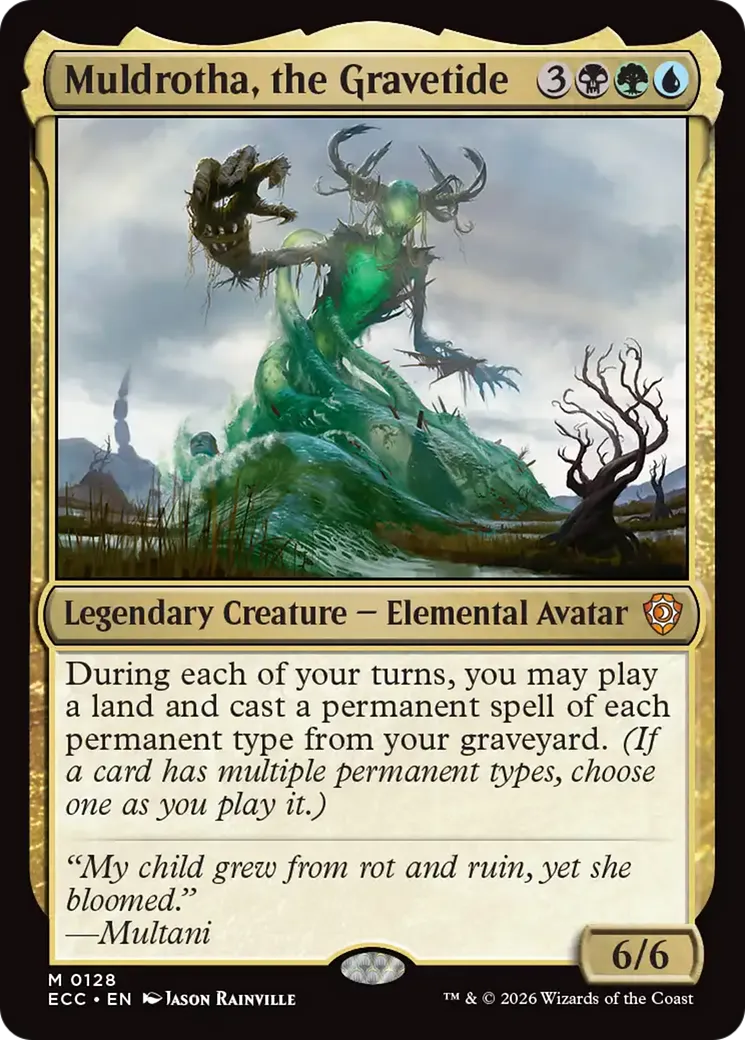 Muldrotha, the Gravetide — Lorwyn Eclipsed Commander — Magic: The Gathering