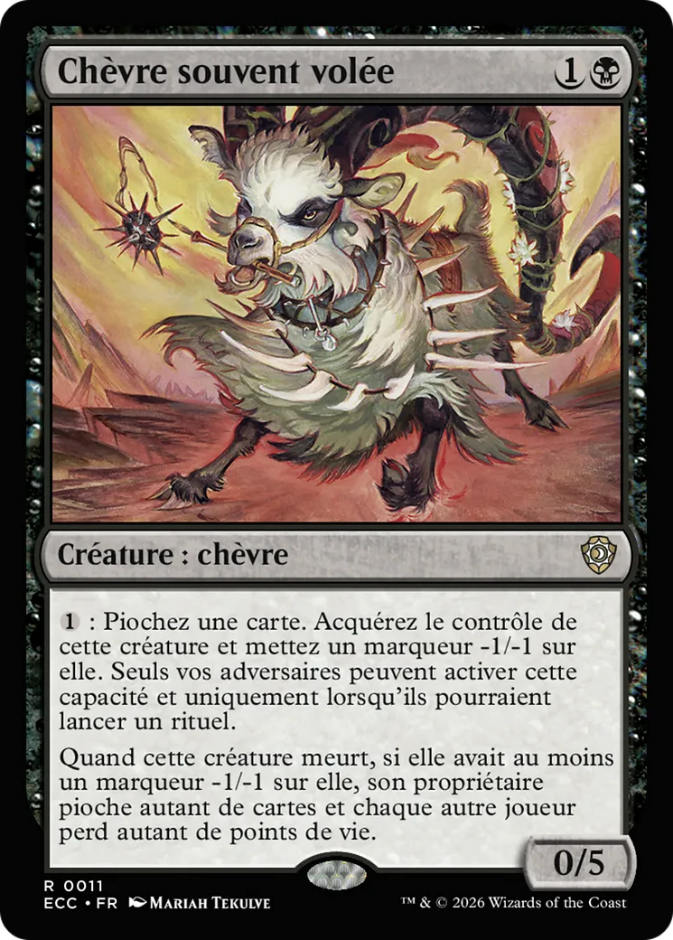 Chèvre souvent volée — Lorwyn Eclipsed Commander — Magic: The Gathering