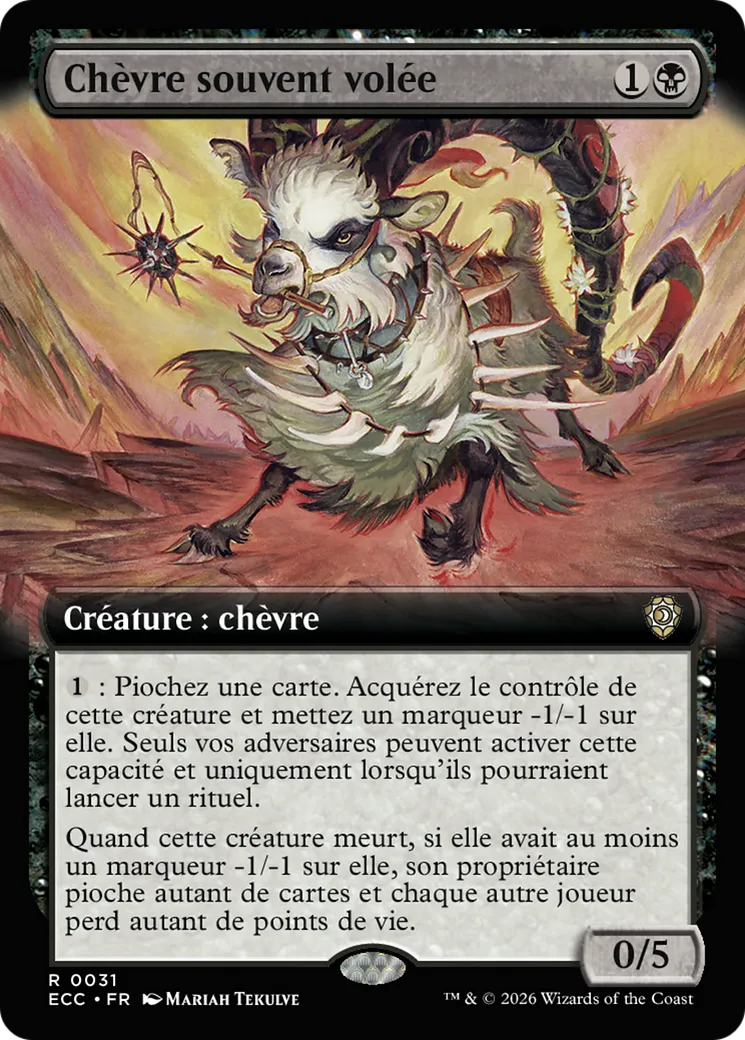 Chèvre souvent volée — Lorwyn Eclipsed Commander — Magic: The Gathering