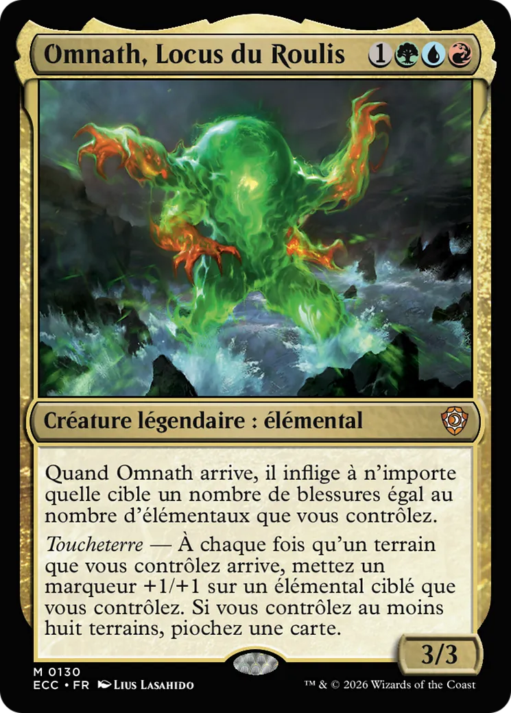 Omnath, Locus du Roulis — Lorwyn Eclipsed Commander — Magic: The Gathering