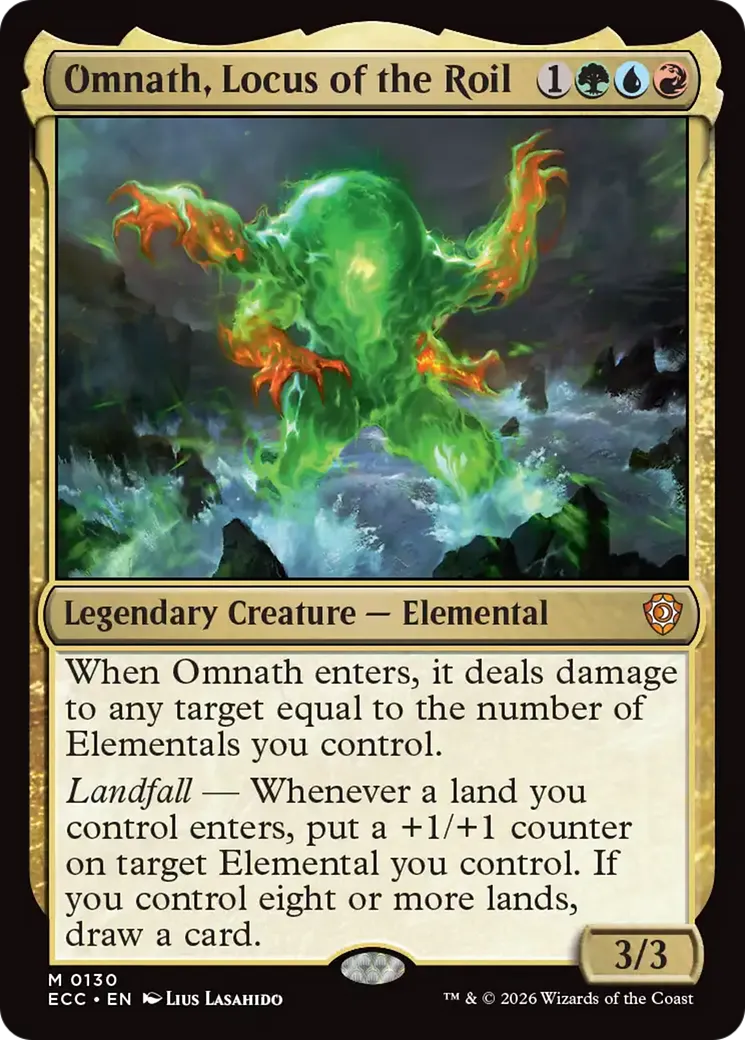 Omnath, Locus of the Roil — Lorwyn Eclipsed Commander — Magic: The Gathering