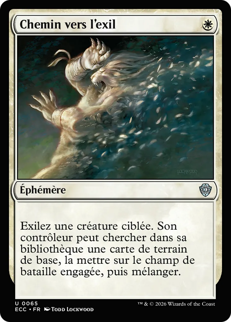 Chemin vers l'exil — Lorwyn Eclipsed Commander — Magic: The Gathering