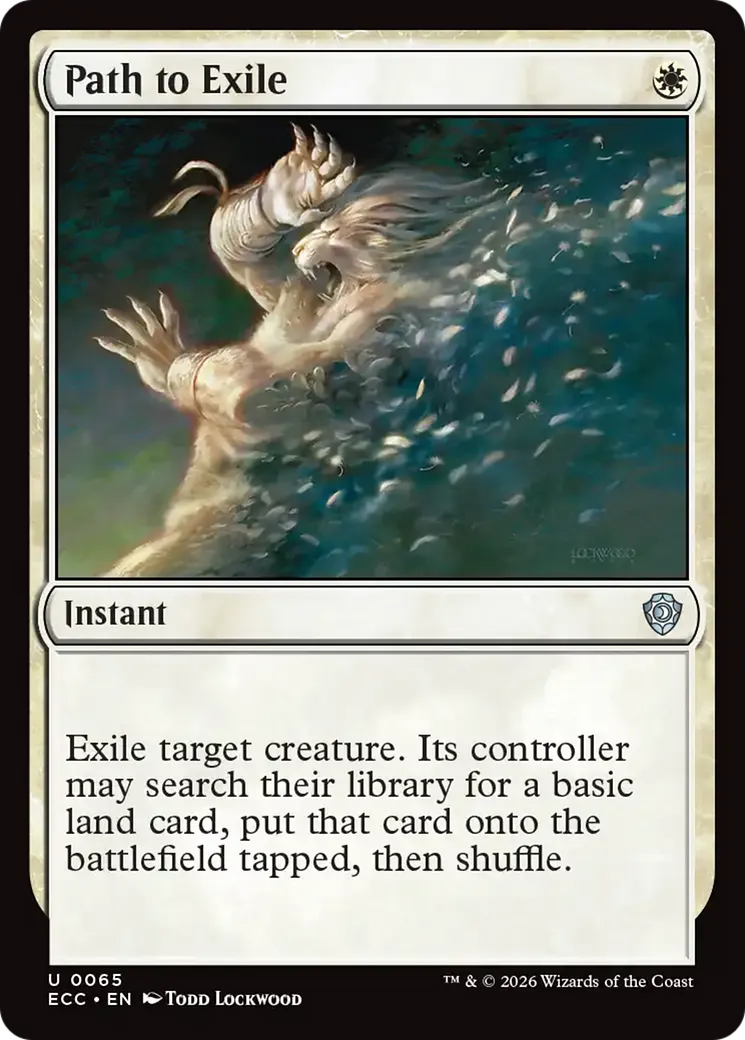 Path to Exile — Lorwyn Eclipsed Commander — Magic: The Gathering
