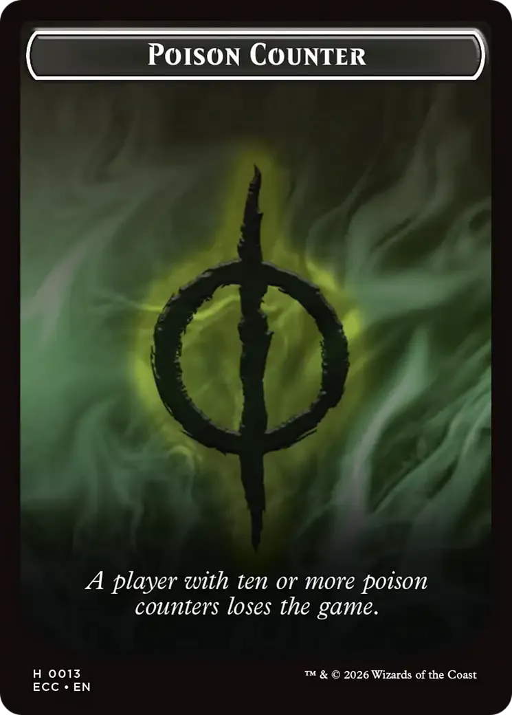 Poison Counter — Lorwyn Eclipsed Commander — Magic: The Gathering