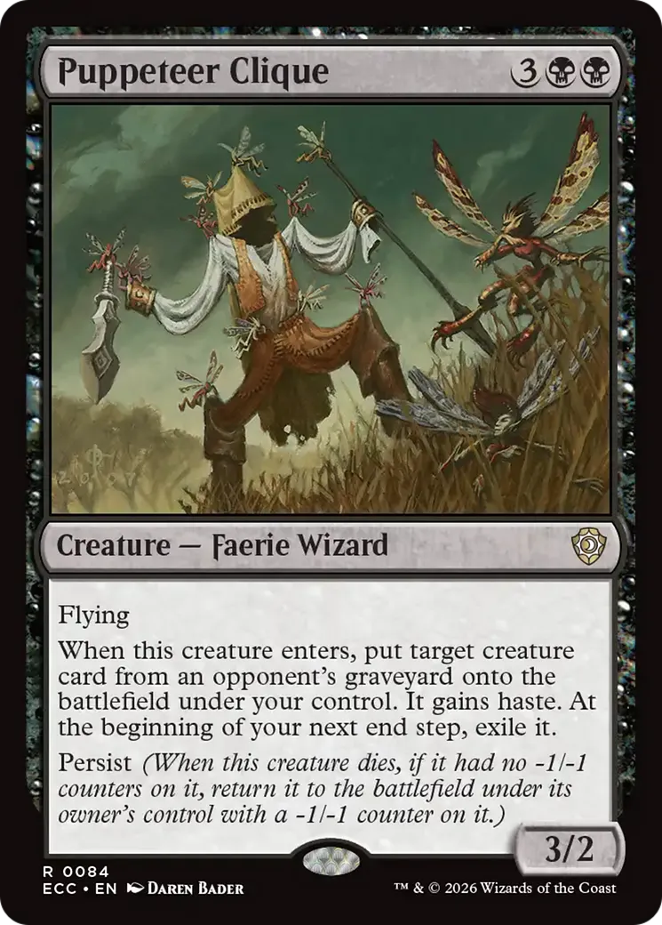 Puppeteer Clique — Lorwyn Eclipsed Commander — Magic: The Gathering