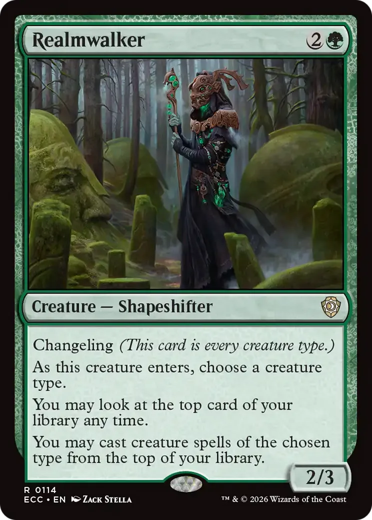 Realmwalker — Lorwyn Eclipsed Commander — Magic: The Gathering