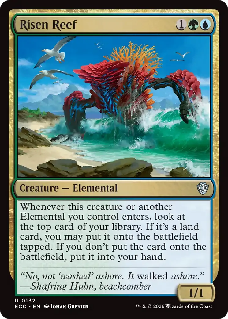 Risen Reef — Lorwyn Eclipsed Commander — Magic: The Gathering
