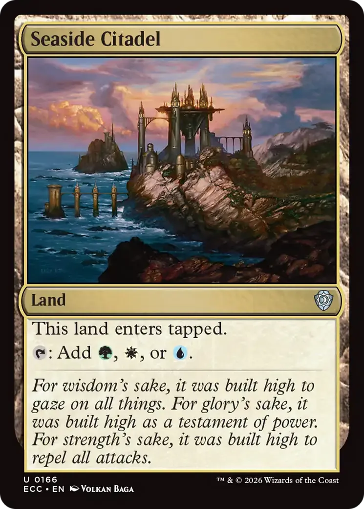 Seaside Citadel — Lorwyn Eclipsed Commander — Magic: The Gathering