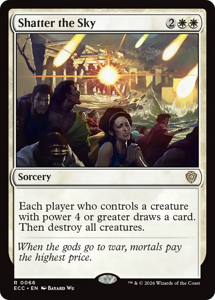 Shatter the Sky — Lorwyn Eclipsed Commander — Magic: The Gathering
