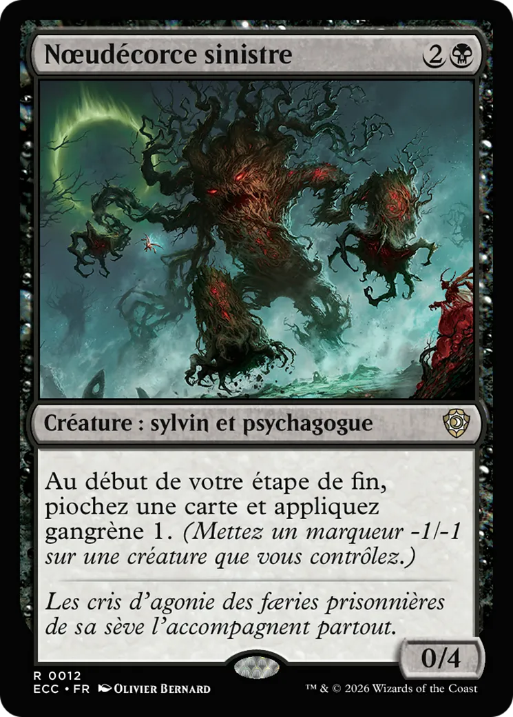 Nœudécorce sinistre — Lorwyn Eclipsed Commander — Magic: The Gathering