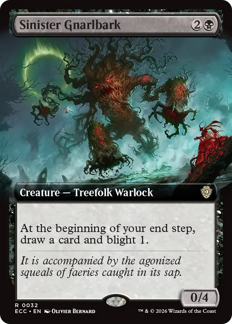 Nœudécorce sinistre — Lorwyn Eclipsed Commander — Magic: The Gathering