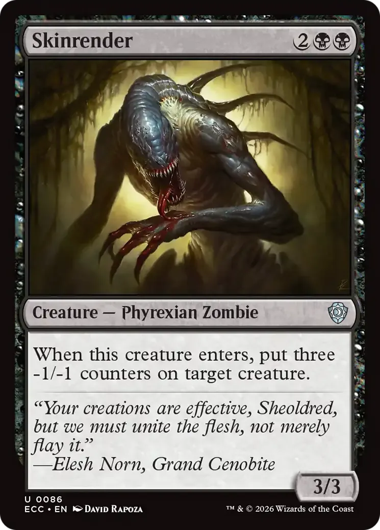 Écorcheur de peau — Lorwyn Eclipsed Commander — Magic: The Gathering