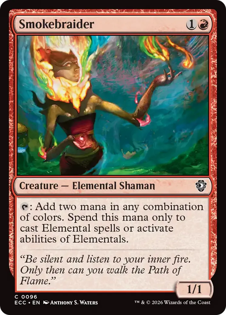 Natteuse de fumée — Lorwyn Eclipsed Commander — Magic: The Gathering