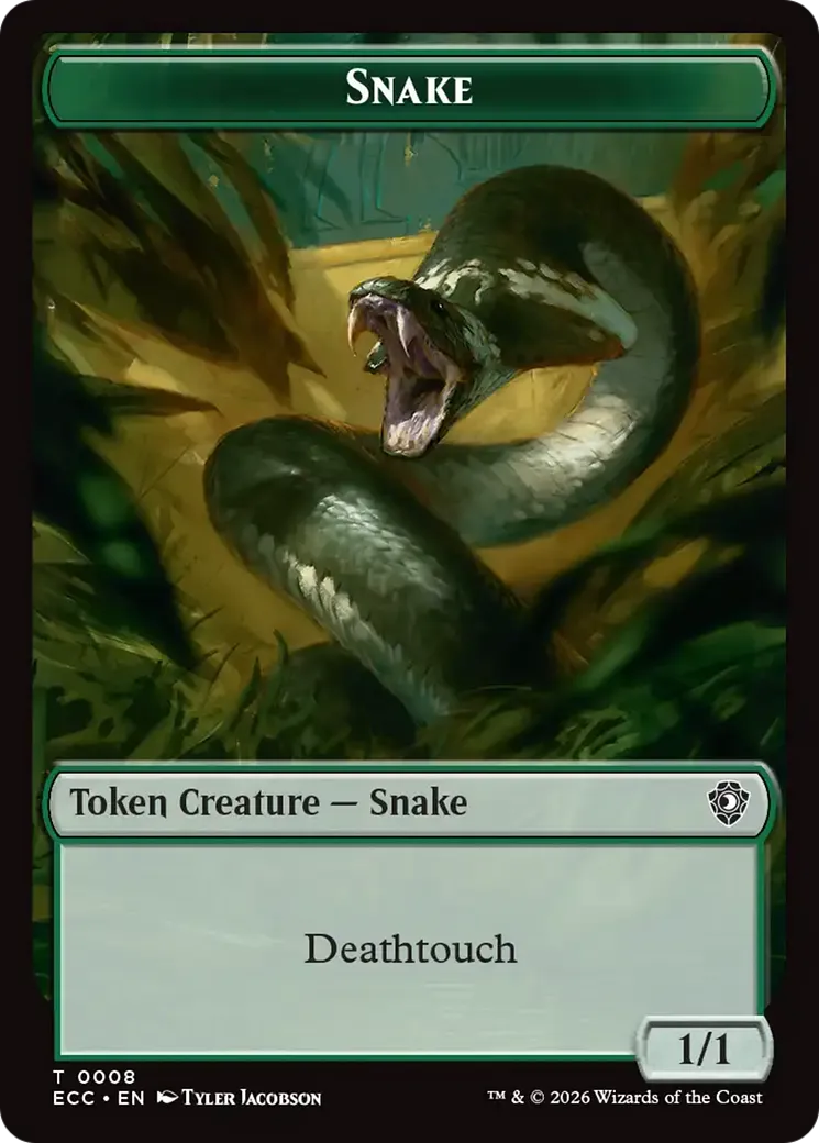 Snake — Lorwyn Eclipsed Commander — Magic: The Gathering