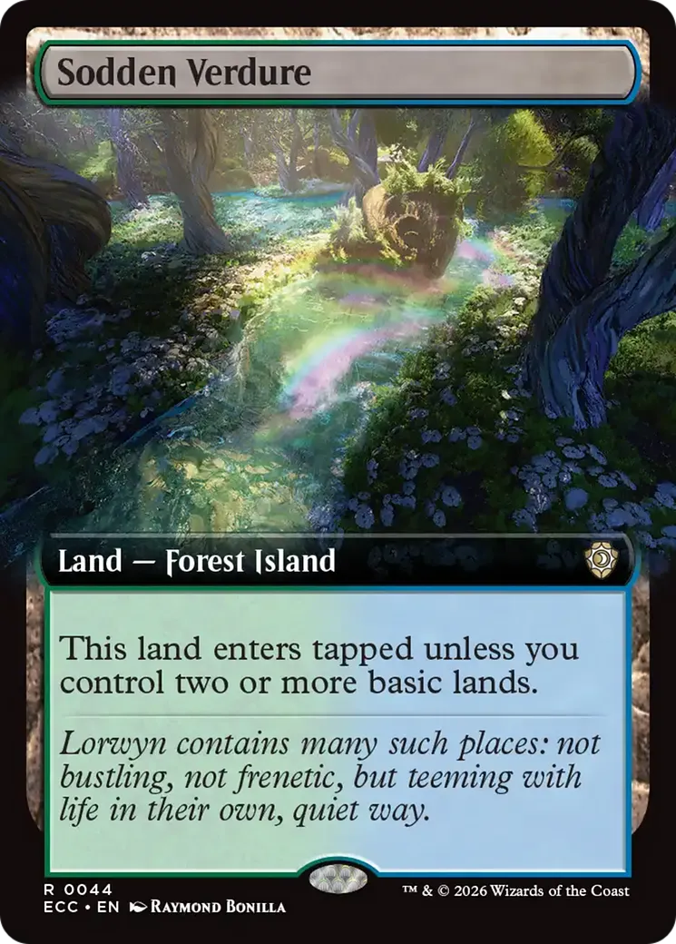 Verdure détrempée — Lorwyn Eclipsed Commander — Magic: The Gathering