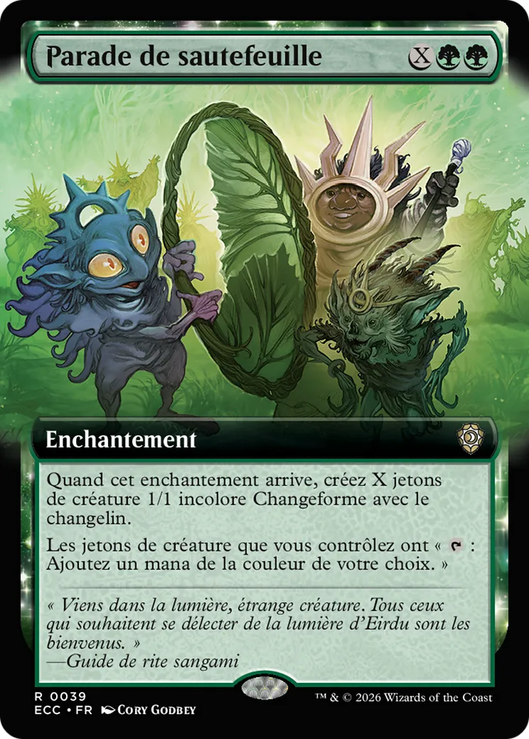 Parade de sautefeuille — Lorwyn Eclipsed Commander — Magic: The Gathering