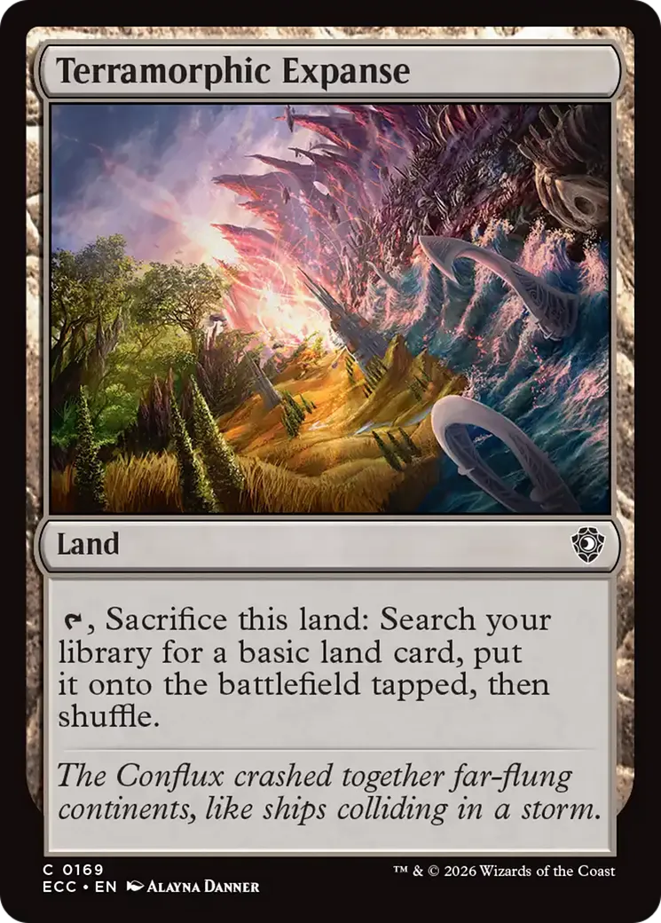 Terramorphic Expanse — Lorwyn Eclipsed Commander — Magic: The Gathering