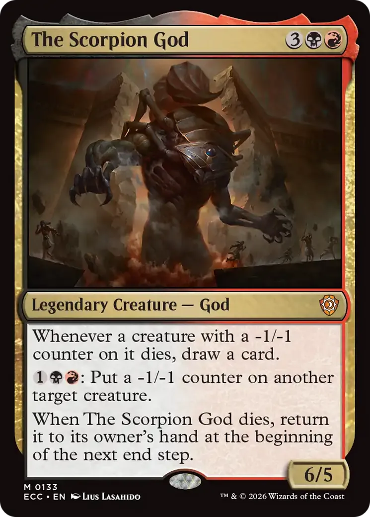 The Scorpion God — Lorwyn Eclipsed Commander — Magic: The Gathering