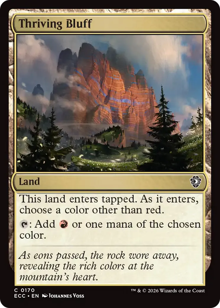 Promontoire prospère — Lorwyn Eclipsed Commander — Magic: The Gathering