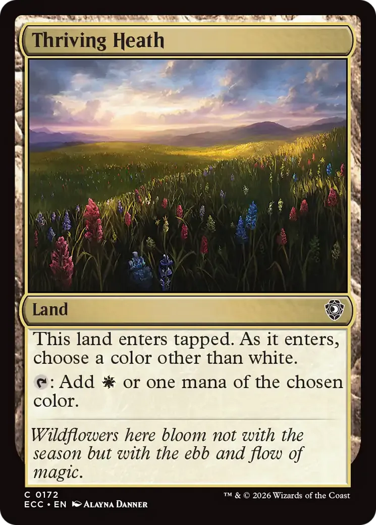 Prairie prospère — Lorwyn Eclipsed Commander — Magic: The Gathering