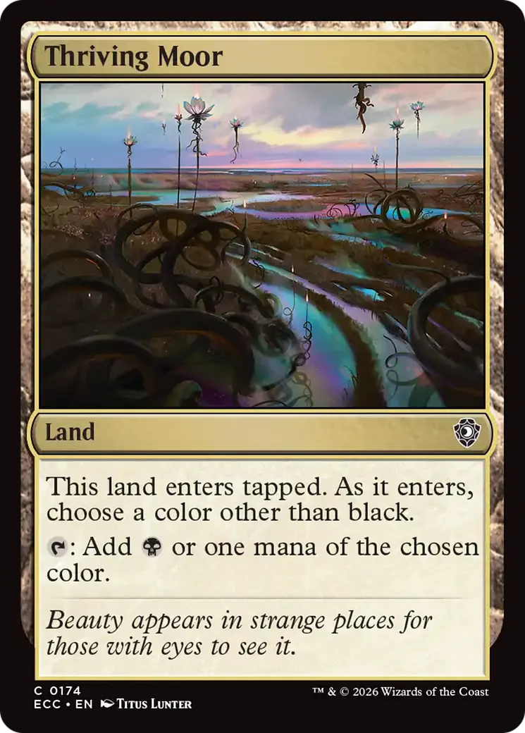 Thriving Moor — Lorwyn Eclipsed Commander — Magic: The Gathering