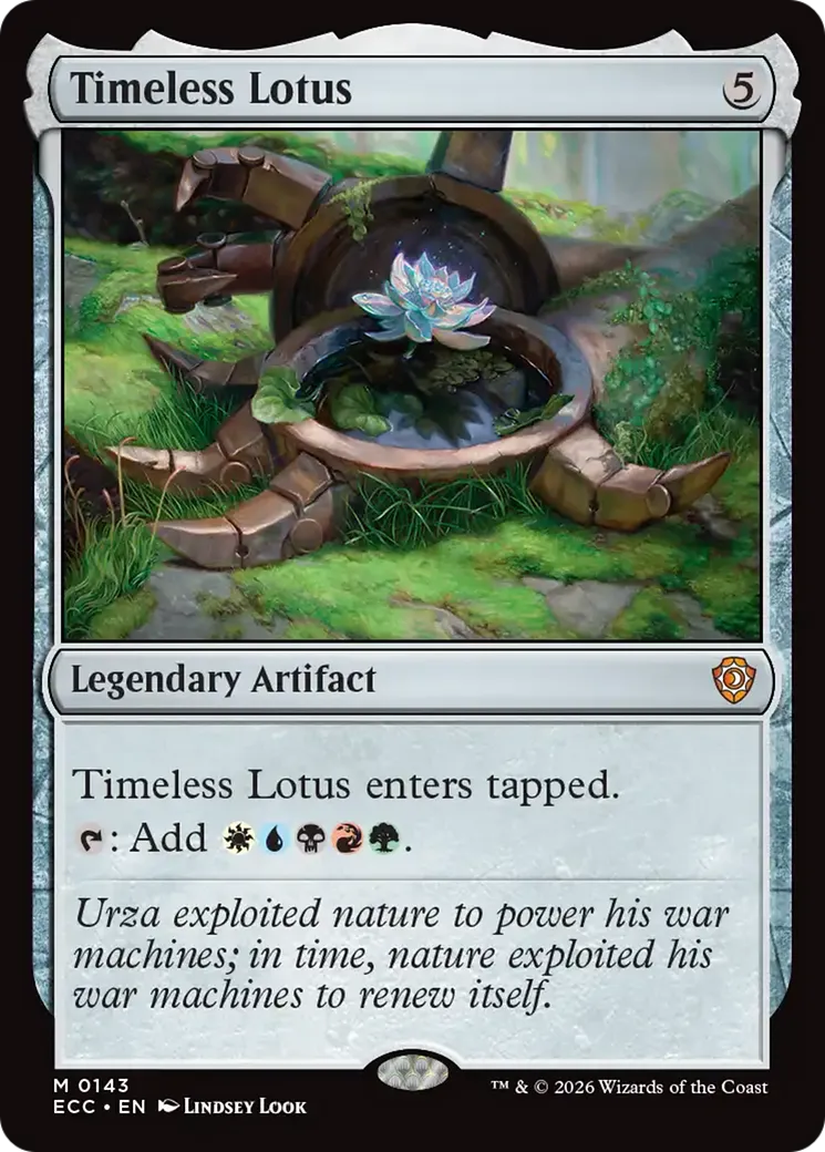 Timeless Lotus — Lorwyn Eclipsed Commander — Magic: The Gathering