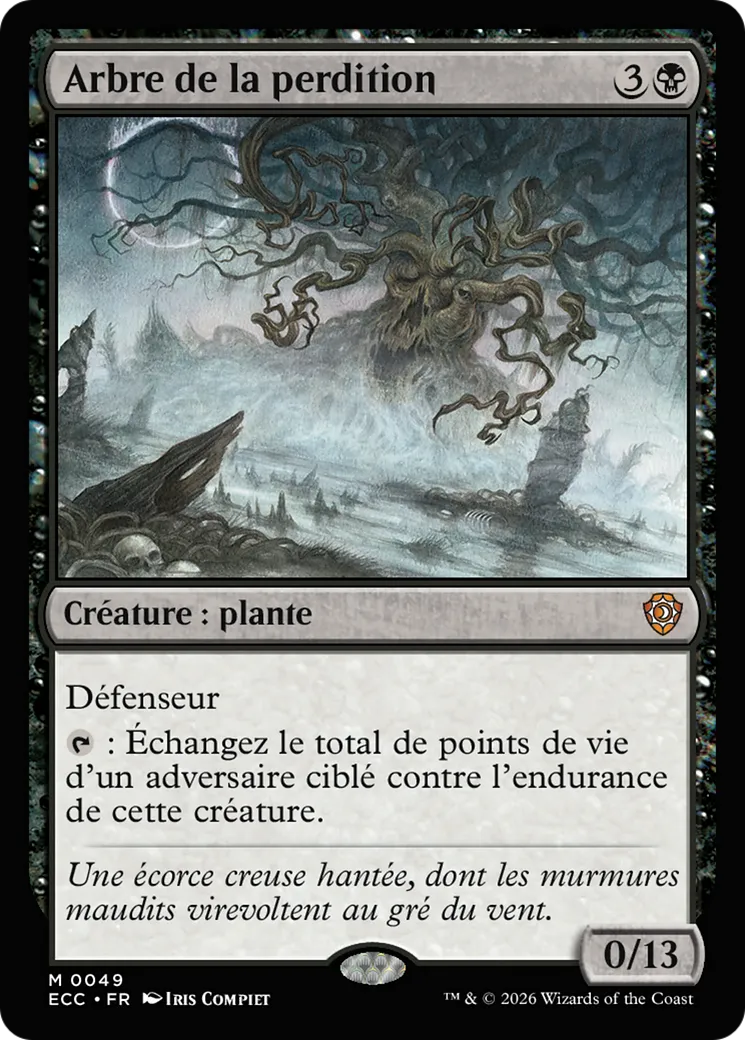 Arbre de la perdition — Lorwyn Eclipsed Commander — Magic: The Gathering