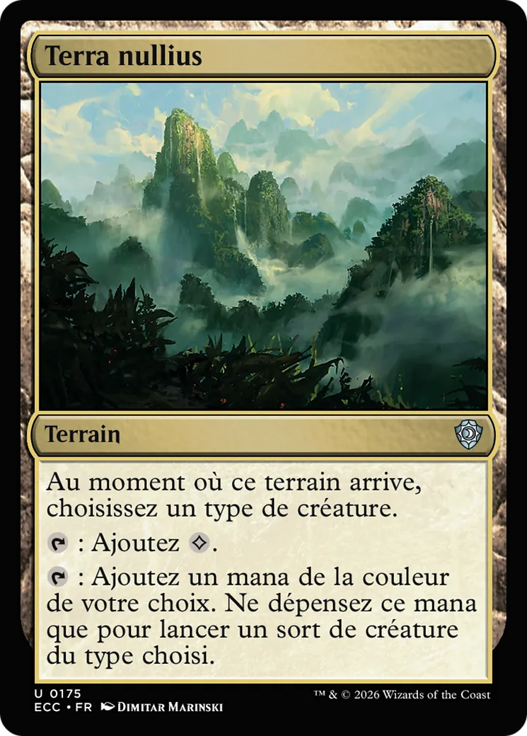 Terra nullius — Lorwyn Eclipsed Commander — Magic: The Gathering
