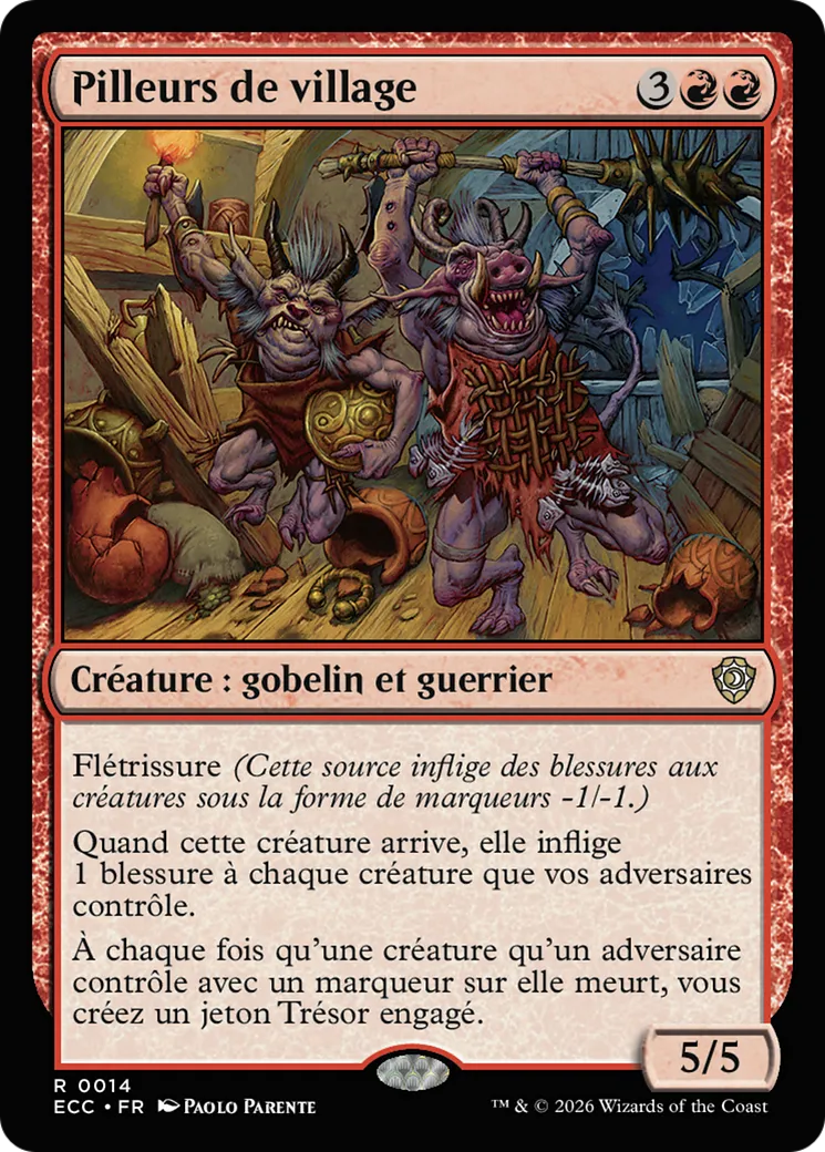 Pilleurs de village — Lorwyn Eclipsed Commander — Magic: The Gathering