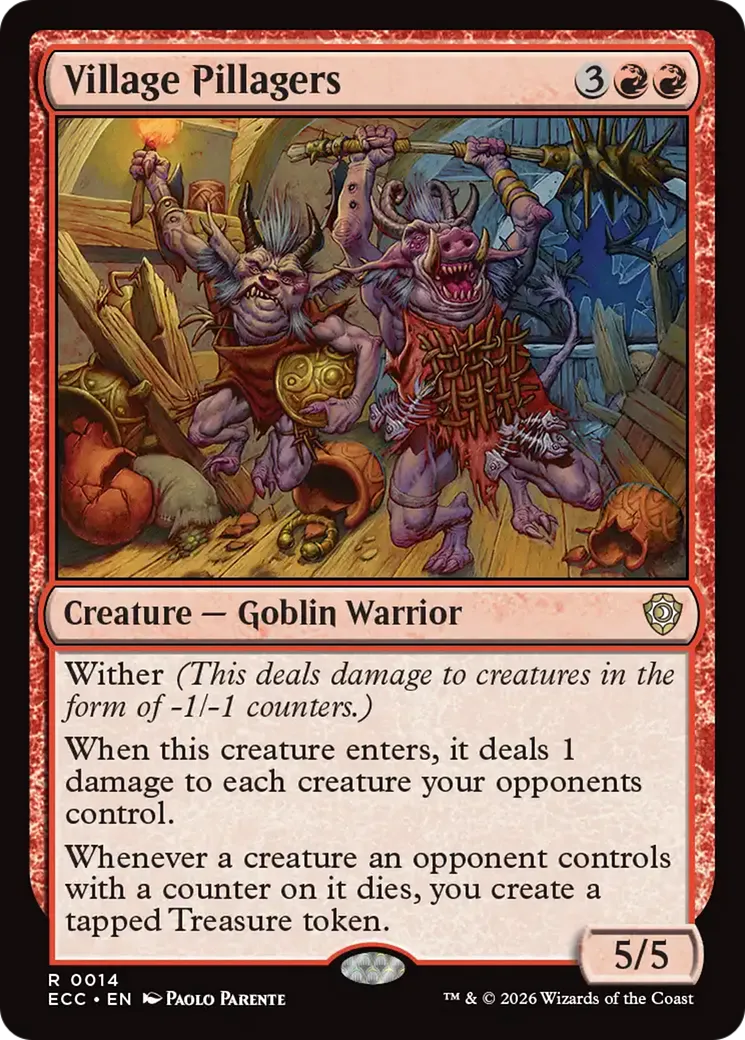 Village Pillagers — Lorwyn Eclipsed Commander — Magic: The Gathering