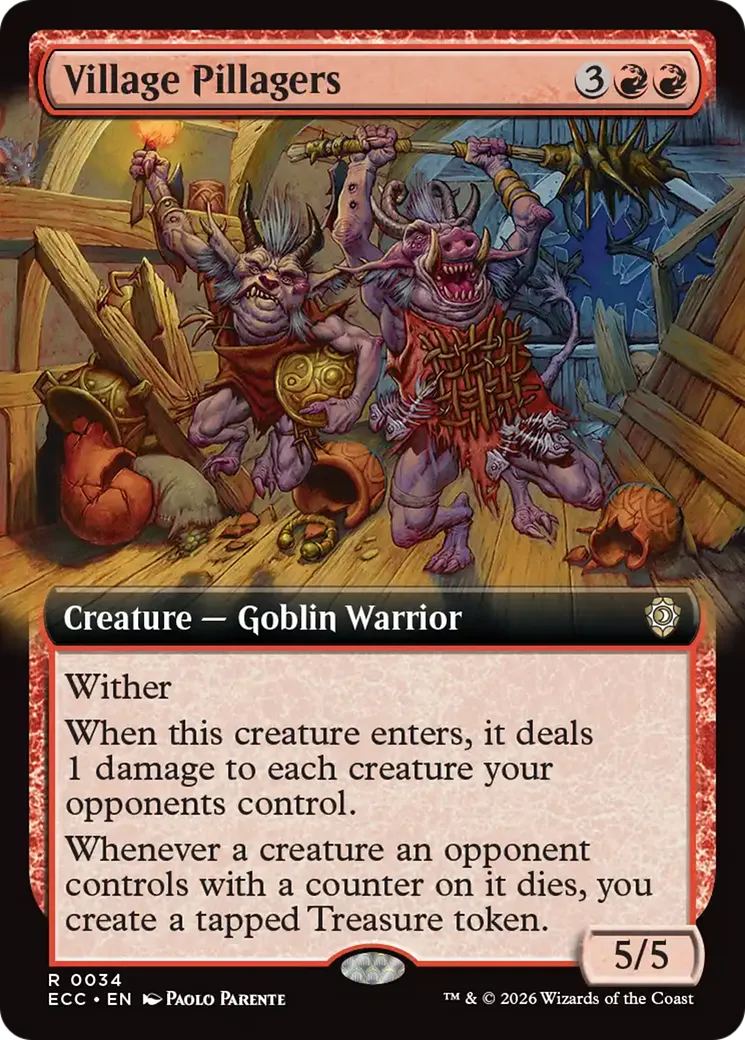 Pilleurs de village — Lorwyn Eclipsed Commander — Magic: The Gathering