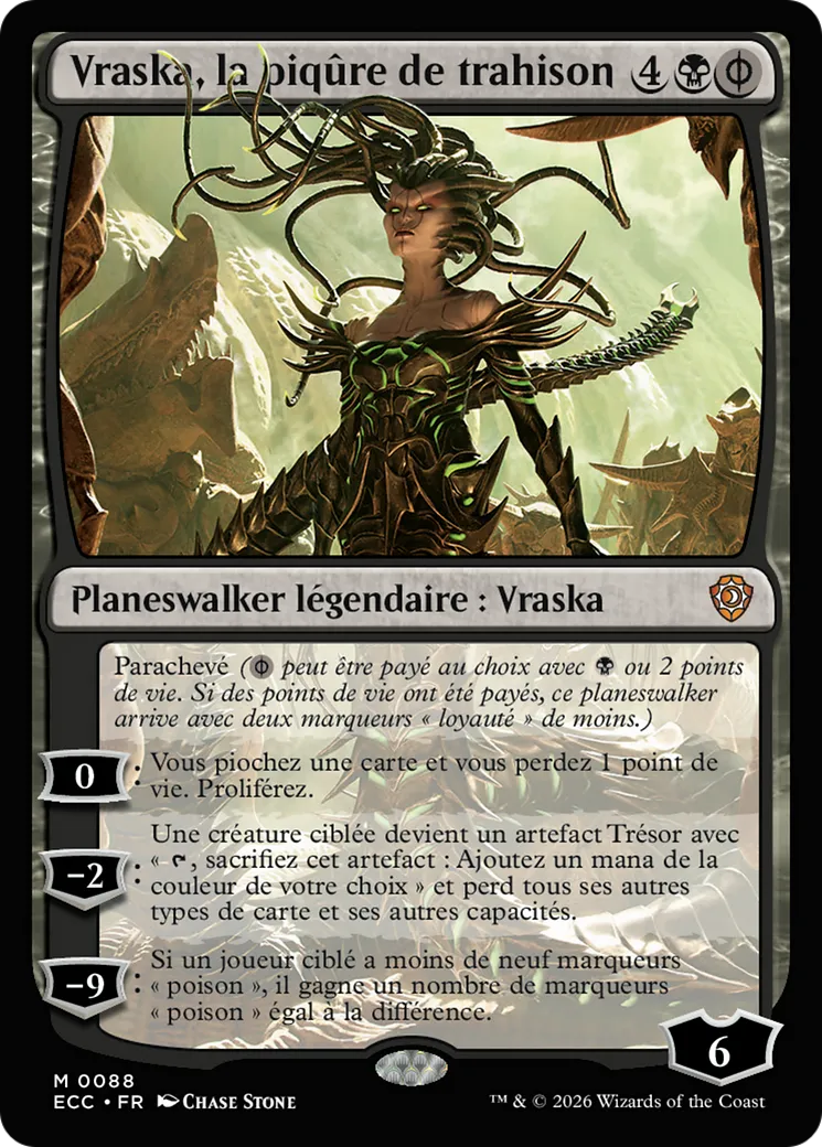 Vraska, la piqûre de trahison — Lorwyn Eclipsed Commander — Magic: The Gathering