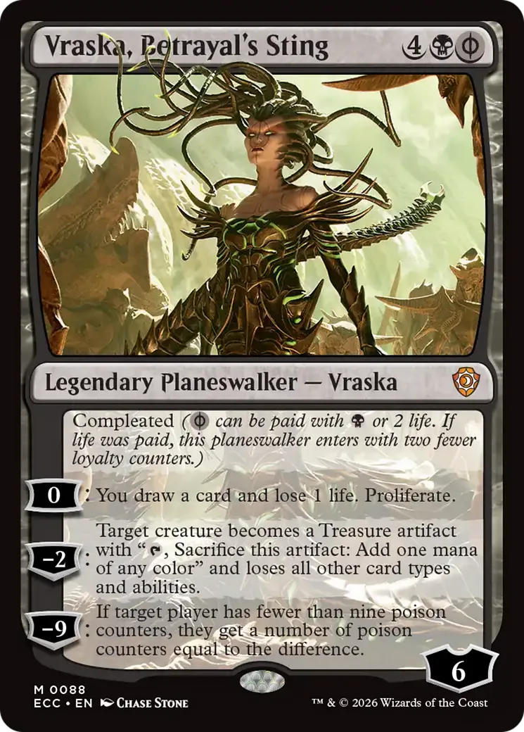 Vraska, Betrayal's Sting — Lorwyn Eclipsed Commander — Magic: The Gathering