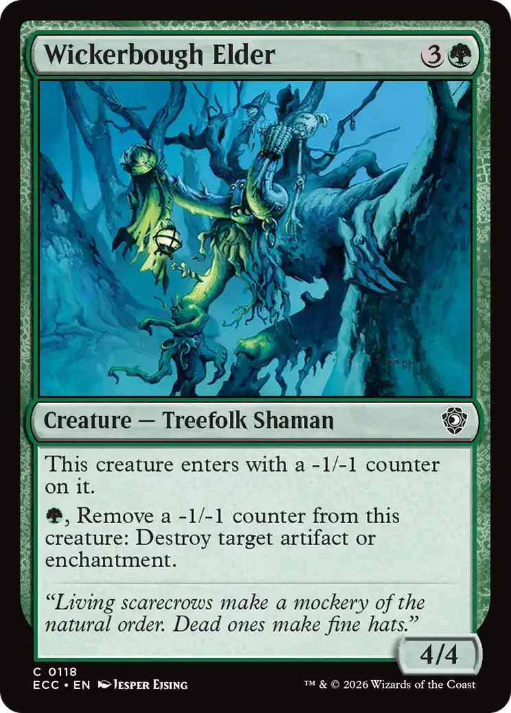 Doyen aux rameaux d'osier — Lorwyn Eclipsed Commander — Magic: The Gathering