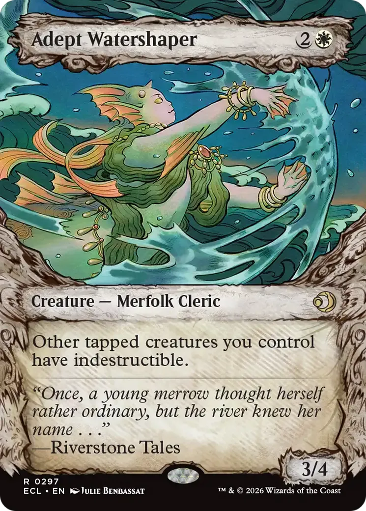 Adept Watershaper — Lorwyn Eclipsed — Magic: The Gathering