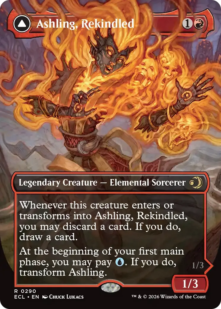 Ashling, Rekindled // Ashling, Rimebound — Lorwyn Eclipsed — Magic: The Gathering