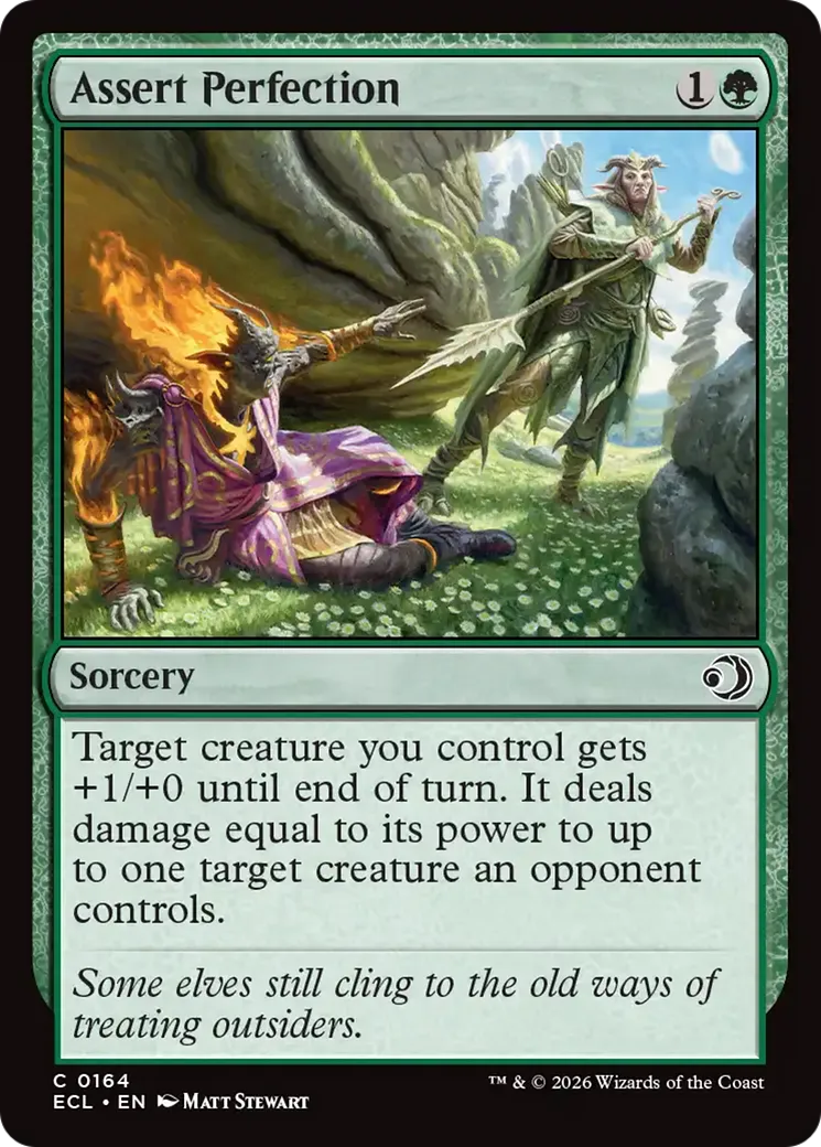 Assert Perfection — Lorwyn Eclipsed — Magic: The Gathering
