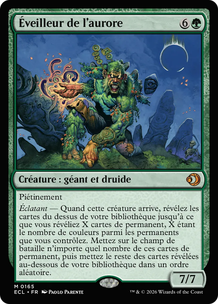 Éveilleur de l'aurore — Lorwyn Eclipsed — Magic: The Gathering