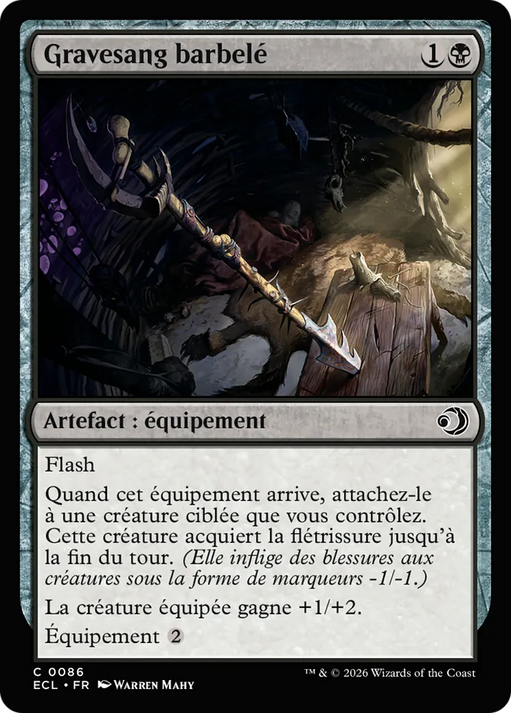 Gravesang barbelé — Lorwyn Eclipsed — Magic: The Gathering